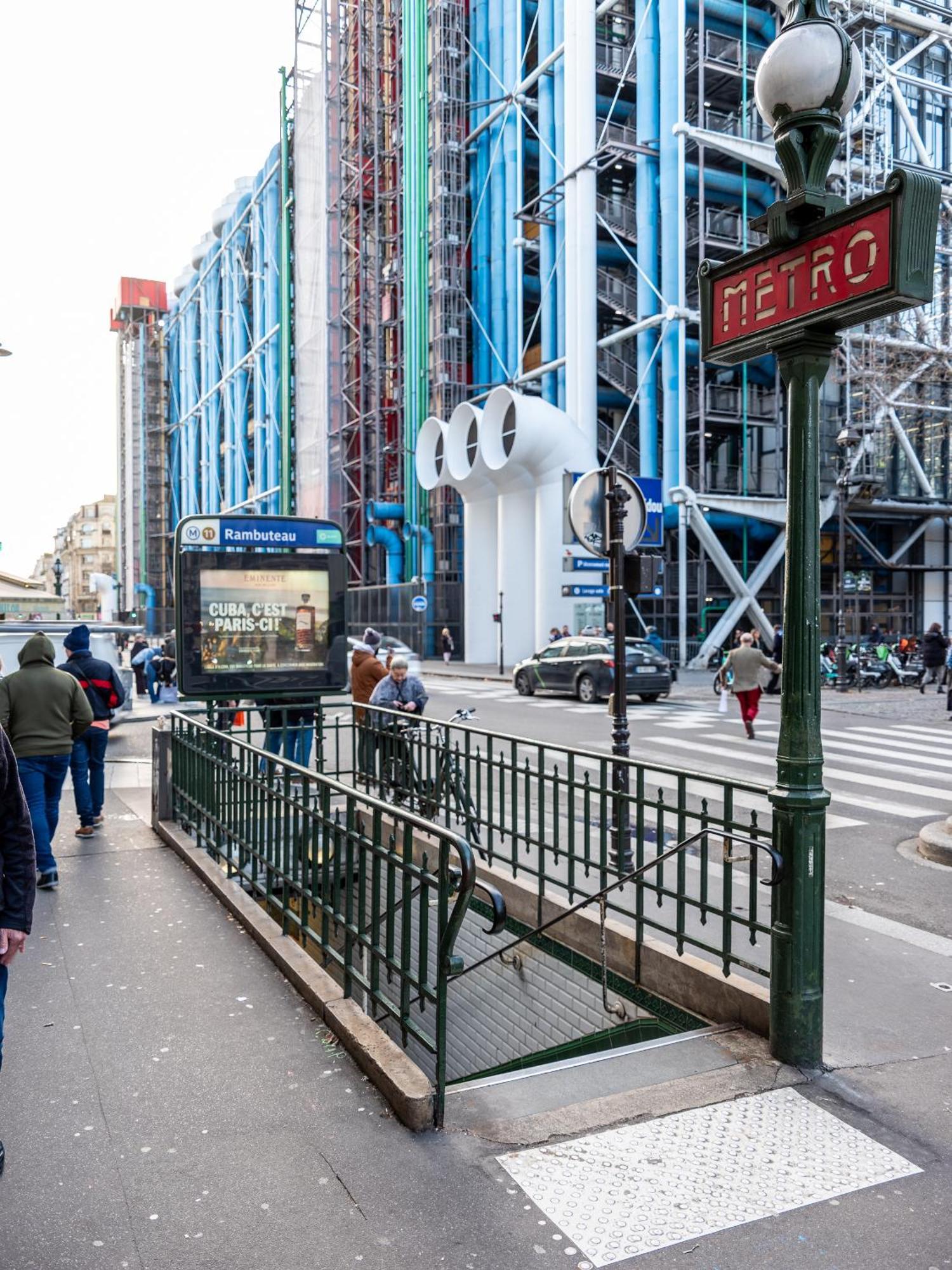 Flat 31m2 Near Pompidou Center, Marais, Les Halles, Mobility Lease Only Appartement *